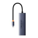 Hub BASEUS UltraJoy 4-portowy USB-C (szary)