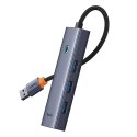 Hub USB BASEUS UltraJoy 4-portowy (szary)