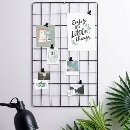 Kratka na Zdjęcia Metalowa Czarna 58 x 36 cm VILDE Uniwersalna
