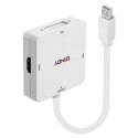 Lindy 41035 adapter kablowy 0,2 m Biały