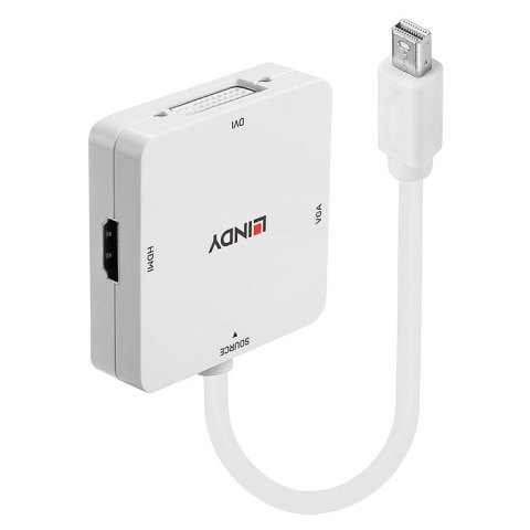 Lindy 41035 adapter kablowy 0,2 m Biały