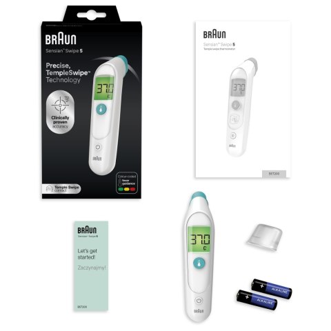 BRAUN BST200EE Termometr elektroniczny czoła, TempleSwipe, LCD