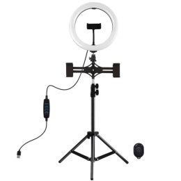 Lampa pierścieniowa LED PULUZ 26cm + statyw + 3 uchwyty
