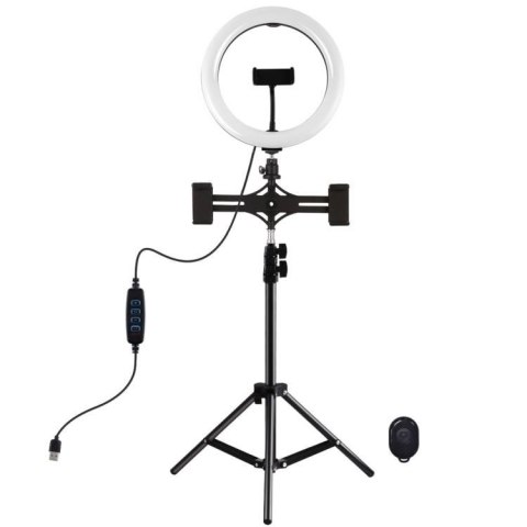 Lampa pierścieniowa LED PULUZ 26cm + statyw + 3 uchwyty