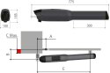 Zestaw CAME NEW ATI30DGF SAFE 24V TOP do 6m bram dwuskrzydłowych