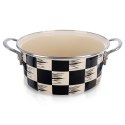 Garnek Emaliowany 2,2 L ORION SZACHOWNICA 20 cm Indukcja Zmywarka