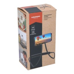 Grundig - Elastyczny uchwyt na smartfona regulowany (czarny)