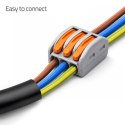 Qoltec Kabel zasilający | wtyczka kątowa SCHUKO CEE 7/7 (E/F) | miedź Cu | odizolowany lutowany | 3x1.50 mm² | 3m