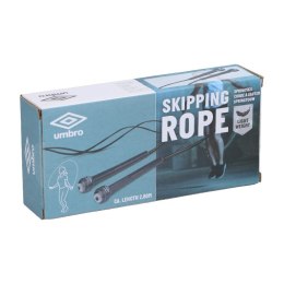 Umbro - Skakanka szybkościowa regulowana PVC 280 cm (czarny)