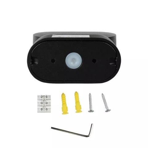 Kinkiet ścienny V-TAC 6W LED czarny IP65 obrotowy 350st VT-816 3000K 722lm