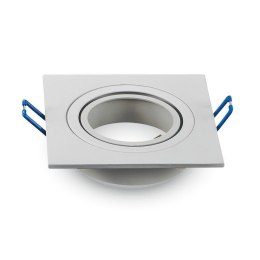 Oczko V-TAC aluminiowe odlew 1xGU10 kwadrat białe VT-782SQ-WH