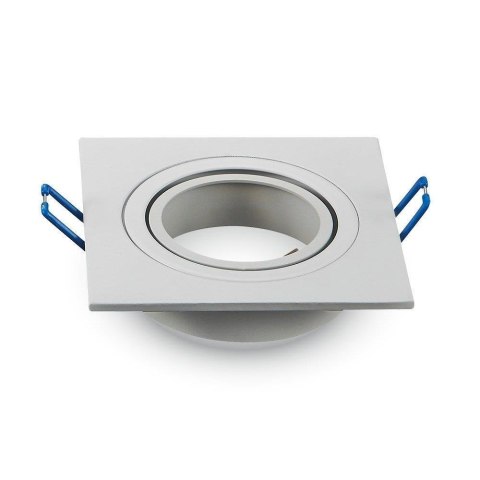 Oczko V-TAC aluminiowe odlew 1xGU10 kwadrat białe VT-782SQ-WH