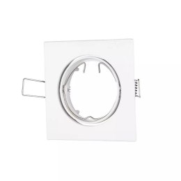 Oczko V-TAC GU10 kwadrat ruchome białe VT-779-WH-SQ
