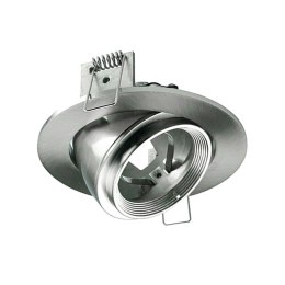 Oczko V-TAC GU10 ruchome uchylna ślimak satyna VT-700S