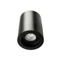 Oprawa V-TAC aluminiowa GU10 okrągła natynkowa tuba czarna 142x100 VT-796-B