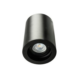 Oprawa V-TAC aluminiowa GU10 okrągła natynkowa tuba czarna 142x100 VT-796-B