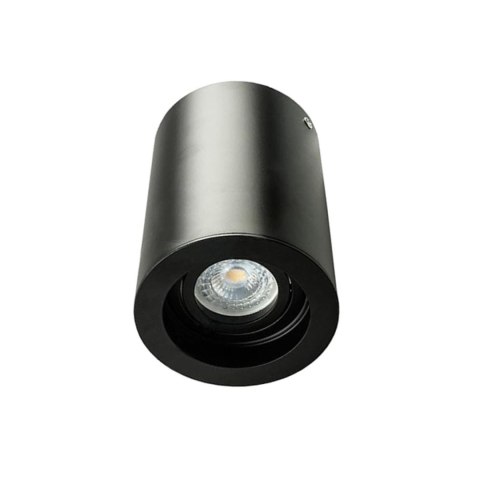 Oprawa V-TAC aluminiowa GU10 okrągła natynkowa tuba czarna 142x100 VT-796-B