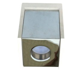 Oprawa V-TAC gips beton GU10 natynkowa kwadrat biały/chrom VT-860-CH 5 lat gwarancji