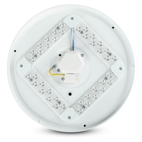 Oprawa sufitowa plafoniera V-TAC 18W LED mleczny zmiana koloru CCT fi.310 VT-8418 3000K-6400K 1800lm