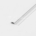 Profil aluminiowy wpuszczany biały V-TAC 2mb klosz mleczny VT-8106-W 5 lat gwarancji