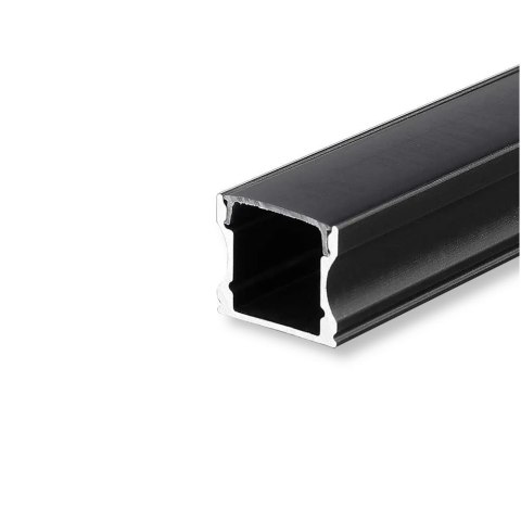 Profil aluminiowy czarny V-TAC 2mb czarny klosz VT-8110
