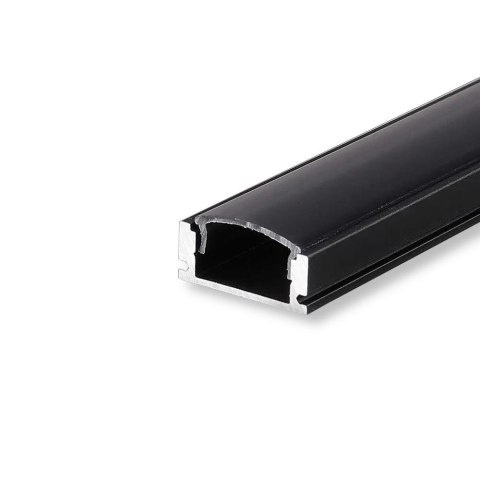 Profil aluminiowy czarny V-TAC 2mb klosz czarny VT-8113