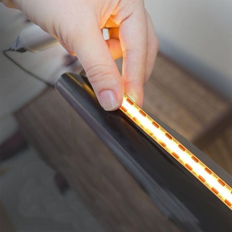 Taśma LED V-TAC bezpunktowa COB 512LED 24V CRI90+12W/m VT-COB 3000K 1000lm 3 lata gwarancji