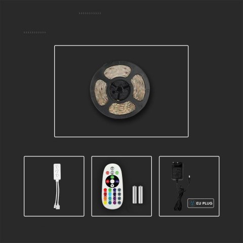 Taśma LED V-TAC zestaw RGBW CCT SMD5050/54 28W IP65 Alexa smart VT-5050 54-EU RGB+2700K-6400K 280lm 3 lata gwarancji