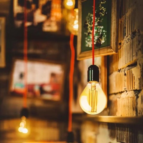 Żarówka LED V-TAC 4W filament E14 P45 kulka bursztyn VT-1953 2200K 350lm