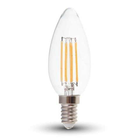 Żarówka LED V-TAC 4W filament E14 świeczka VT-1986 3000K 400lm