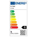 Żarówka LED V-TAC 5W E27 love filament G125 VT-2205 2200K 70lm
