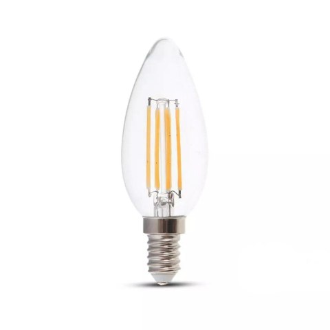 Żarówka LED V-TAC 6W Filament E14 Świeczka VT-2327 2700K 800lm