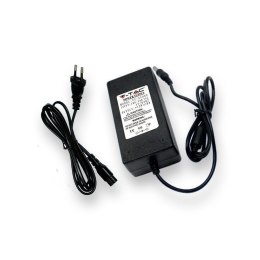 Zasilacz LED V-TAC 60W 12V 5A wtyczkowy desktop z przewodami VT-23061