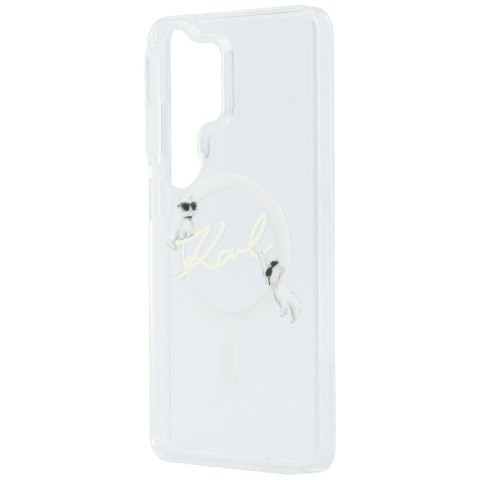 Karl Lagerfeld IML KC Script MagSafe - Etui Samsung Galaxy S26 Ultra (przezroczysty)