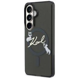 Karl Lagerfeld IML KC Script MagSafe - Etui Samsung Galaxy S26+ (czarny)