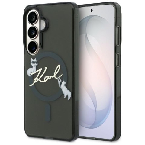 Karl Lagerfeld IML KC Script MagSafe - Etui Samsung Galaxy S26 (czarny)