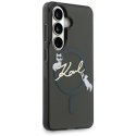 Karl Lagerfeld IML KC Script MagSafe - Etui Samsung Galaxy S26 (czarny)