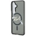 Karl Lagerfeld IML KC Script MagSafe - Etui Samsung Galaxy S26 (czarny)