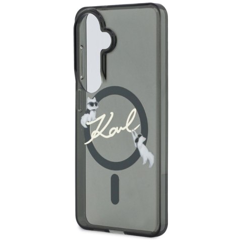 Karl Lagerfeld IML KC Script MagSafe - Etui Samsung Galaxy S26 (czarny)