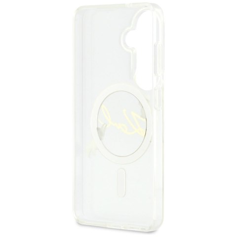 Karl Lagerfeld IML KC Script MagSafe - Etui Samsung Galaxy S26 (przezroczysty)