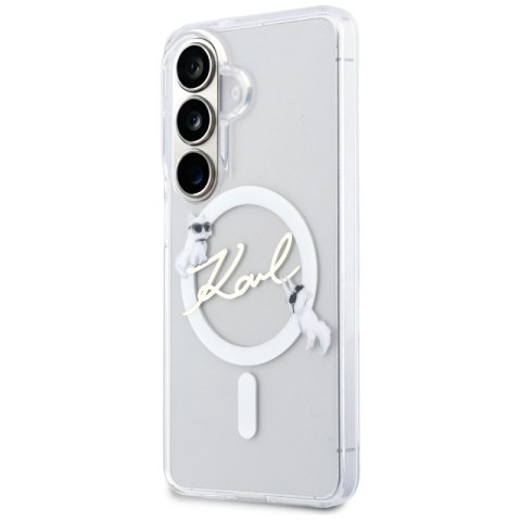 Karl Lagerfeld IML KC Script MagSafe - Etui Samsung Galaxy S26+ (przezroczysty)