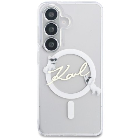 Karl Lagerfeld IML KC Script MagSafe - Etui Samsung Galaxy S26+ (przezroczysty)
