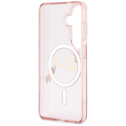 Karl Lagerfeld IML KC Script MagSafe - Etui Samsung Galaxy S26 (różowy)