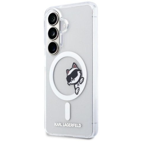 Karl Lagerfeld IML Peekaboo Choupette MagSafe - Etui Samsung Galaxy S26+ (przezroczysty)