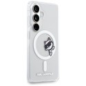 Karl Lagerfeld IML Peekaboo Choupette MagSafe - Etui Samsung Galaxy S26+ (przezroczysty)