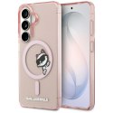 Karl Lagerfeld IML Peekaboo Choupette MagSafe - Etui Samsung Galaxy S26 (różowy)