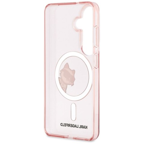Karl Lagerfeld IML Peekaboo Choupette MagSafe - Etui Samsung Galaxy S26 (różowy)