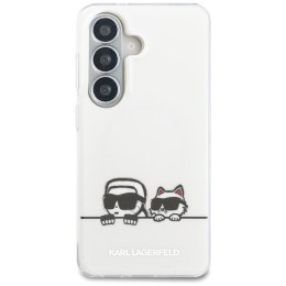 Karl Lagerfeld IML Peekaboo Karl & Choupette MagSafe - Etui Samsung Galaxy S26 (przezroczysty)