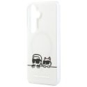 Karl Lagerfeld IML Peekaboo Karl & Choupette MagSafe - Etui Samsung Galaxy S26 (przezroczysty)
