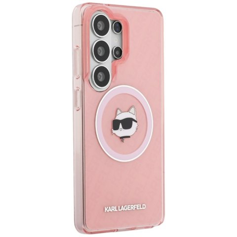 Karl Lagerfeld IML Repeated Choupette MagSafe - Etui Samsung Galaxy S26 Ultra (różowy)
